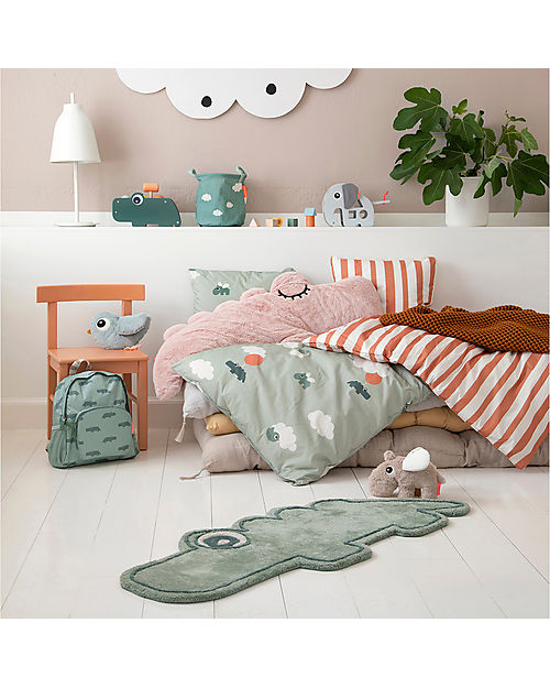 Done By Deer Ozzo l'Ippopotamo - Il Morbidissimo Peluche - 23 x 15 cm - Sabbia - 3m+ Peluche