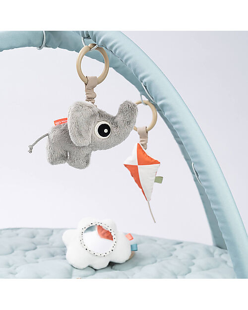 Done By Deer Palestrina Attività con Tappeto Gioco Trapuntato - Azzurro Palestrine