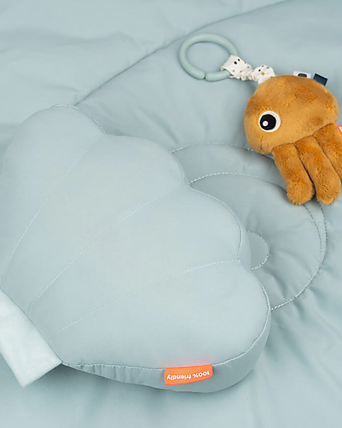 Done By Deer Palestrina Attività con Tappeto Gioco Trapuntato - Blu Palestrine