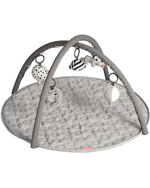 Done By Deer Palestrina Attività con Tappeto Gioco Trapuntato, Grigio Palestrine