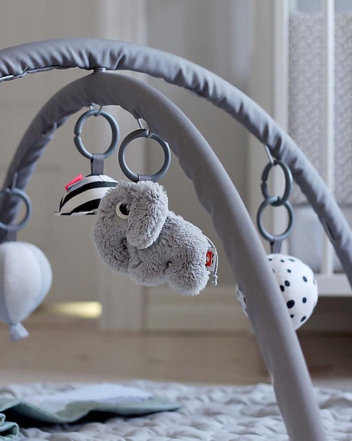 Done By Deer Palestrina Attività con Tappeto Gioco Trapuntato, Grigio Palestrine