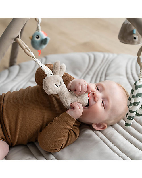 Done By Deer Palestrina Attività con Tappeto Gioco Trapuntato Lalee - Sabbia - 0+ Palestrine