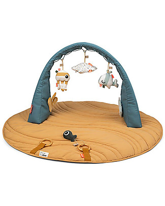 Done By Deer Palestrina Attività Flessibile con Tappeto Gioco Trapuntato Incluso - Perfetta anche in viaggio! Palestrine