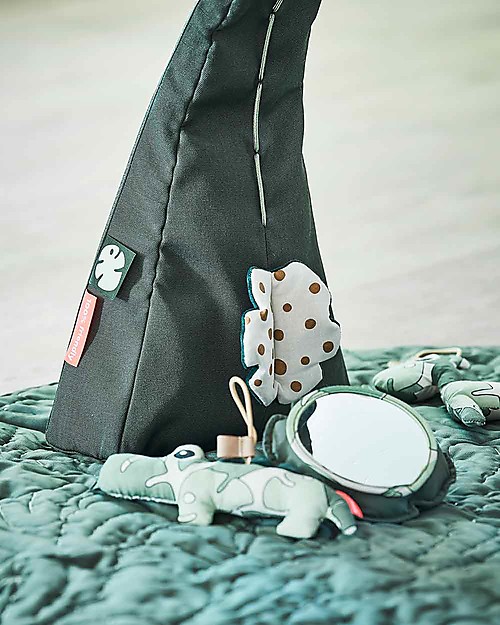 Done By Deer Palestrina Attività Flessibile e Tappeto Gioco, Tiny Tropics - Perfetto come set da viaggio! Palestrine