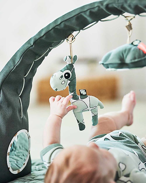 Done By Deer Palestrina Attività Flessibile e Tappeto Gioco, Tiny Tropics - Perfetto come set da viaggio! Palestrine