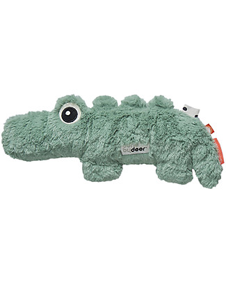 Done By Deer Peluche Cuddle Cute Croco, Verde - 27x17 cm Peluche