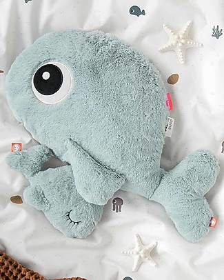 Done By Deer Peluche Cuddle Friend Wally Blu - 57x29 cm Peluche