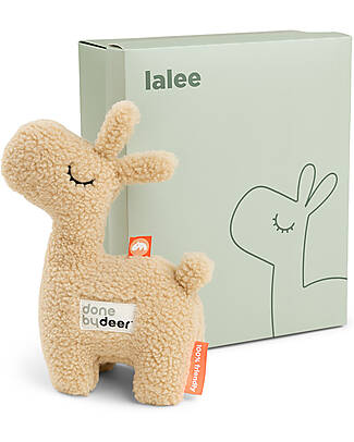 Done By Deer Peluche - Lalee il Lama - Sabbia - Confezione Regalo - 6m+ Peluche