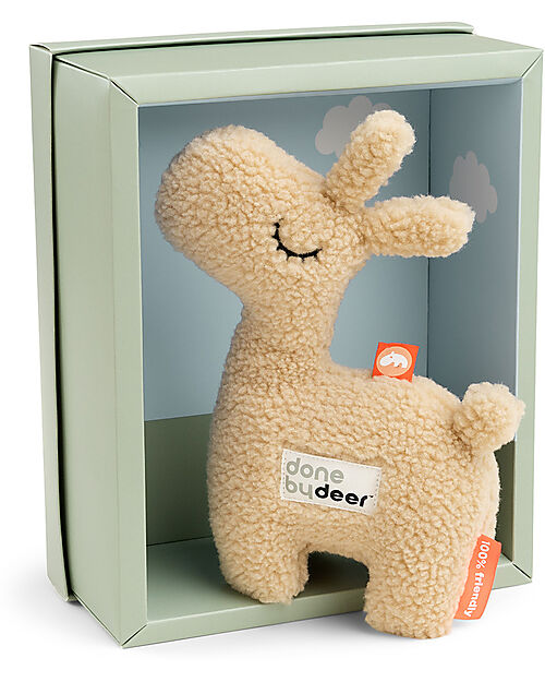 Done By Deer Peluche - Lalee il Lama - Sabbia - Confezione Regalo - 6m+ Peluche