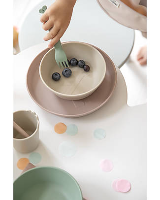 Done By Deer Piattino Pappa Kiddish - Elphee - Powder - 100% Riciclabile senza Melamina Piatti e Scodelle