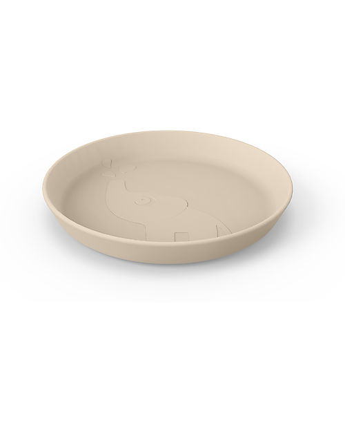 Done By Deer Piattino Pappa Kiddish - Elphee - Sabbia - 100% Riciclabile senza Melamina Piatti e Scodelle
