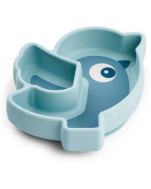 Done By Deer Piatto a Scomparti - Silicone Alimentare - Stick&Stay - Lalee  - Sabbia unisex (bambini)