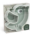 Done By Deer Piatto a Scomparti - Silicone Alimentare - Stick&Stay - Birdee - Verde Piatti e Scodelle