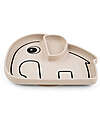 Done By Deer Piatto a Scomparti - Silicone Alimentare - Stick&Stay - Elphee - Sabbia Piatti e Scodelle