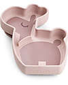 Done By Deer Piatto a Scomparti - Silicone Alimentare - Stick&Stay - Lalee - Cipria Piatti e Scodelle