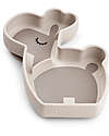 Done By Deer Piatto a Scomparti - Silicone Alimentare - Stick&Stay - Lalee - Sabbia Piatti e Scodelle