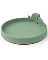 Done By Deer Piatto Anti-Scivolo in Silicone Alimentare -Peekaboo -Elphee - Verde Piatti e Scodelle