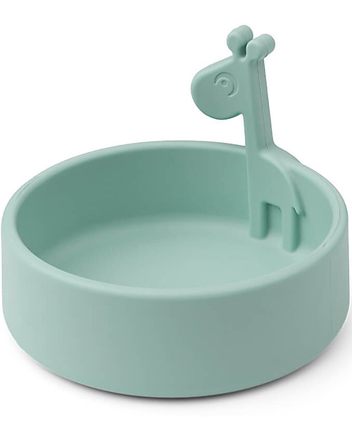 Done By Deer Piatto Anti-Scivolo in Silicone Alimentare -Peekaboo - Raffi - Celeste Piatti e Scodelle