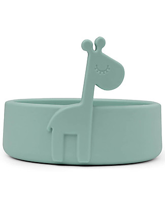 Done By Deer Piatto Anti-Scivolo in Silicone Alimentare -Peekaboo - Raffi - Celeste Piatti e Scodelle