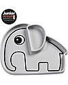 Done By Deer Piatto Anti-Scivolo Stick&Stay Elphee, Grigio Piatti e Scodelle