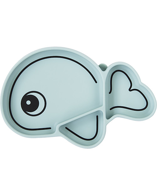Done By Deer Piatto Anti-Scivolo Stick&Stay Wally - Blu Piatti e Scodelle