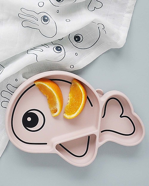 Done By Deer Piatto Anti-Scivolo Stick&Stay Wally - Cipria Piatti e Scodelle