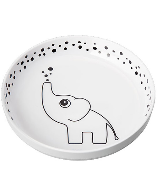 Done By Deer Piatto Anti-Scivolo Yummyplus Elphee, Grigio Piatti e Scodelle