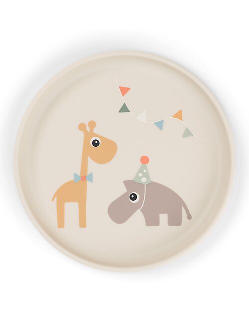 Done By Deer Piatto Foodie - Celebration - Sabbia - 100% PP Alimentare Piatti e Scodelle