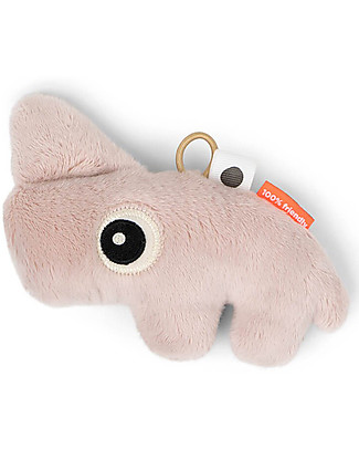 Done By Deer Piccolo Sonaglio Sensoriale - Nozo - Rosa Cipria Peluche