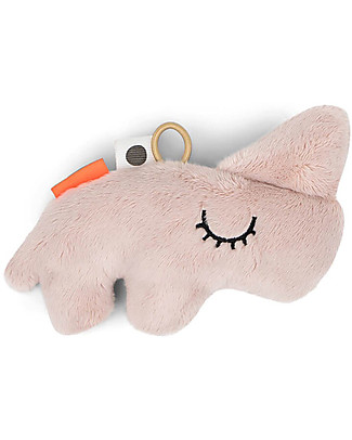 Done By Deer Piccolo Sonaglio Sensoriale - Nozo - Rosa Cipria Peluche