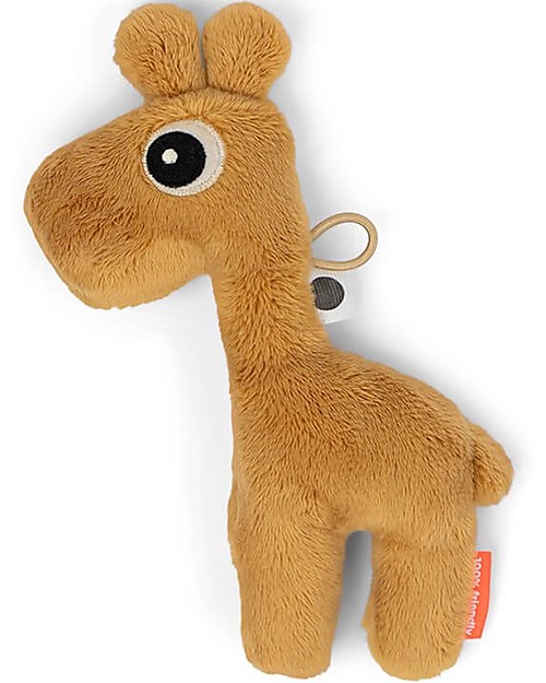Done By Deer Piccolo Sonaglio Sensoriale - Raffi - Mostarda Peluche