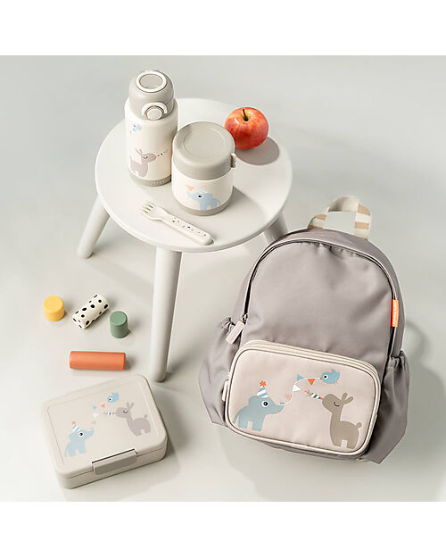 Done By Deer Porta Pranzo Termico - Celebration - Sabbia - 300 ml Contenitori Termici