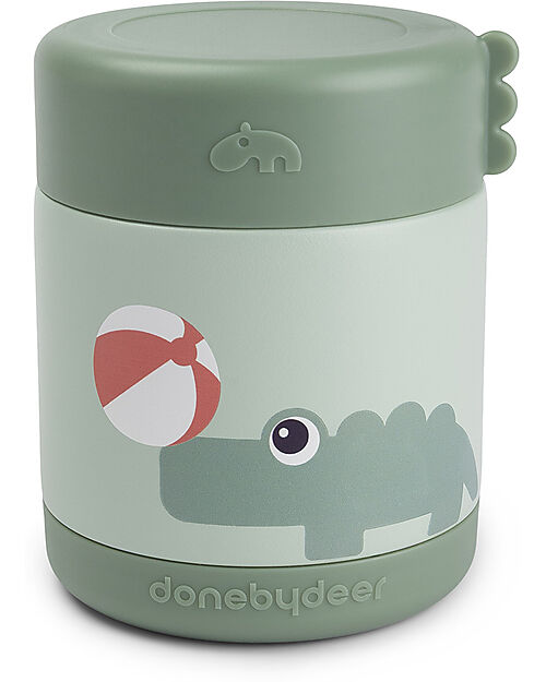 Done By Deer Porta Pranzo Termico - Playground - Verde - 300ml Contenitori Termici