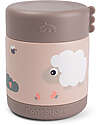 Done By Deer Porta Pranzo Termico - Tiny Farm - Cipria - 300ml Contenitori Termici