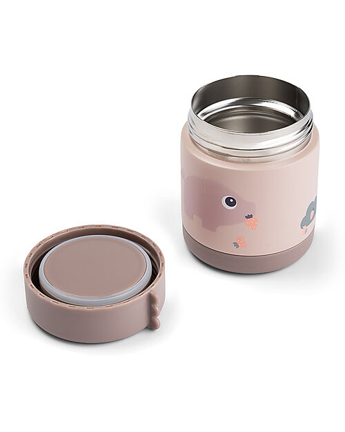 Done By Deer Porta Pranzo Termico - Tiny Farm - Cipria - 300ml Contenitori Termici