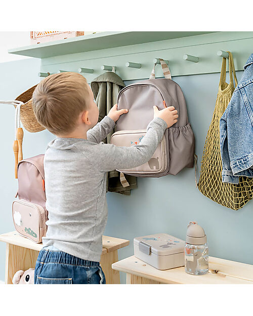 Done By Deer Portapranzo con Divisorio - Celebration - Sabbia - Perfetto per Piccole Manine! Contenitori per Alimenti