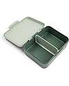 Done By Deer Portapranzo con Divisorio - Tiny Trails - Verde - 17,5 x 13 x 6,5 cm - 100% PP Alimentare Porta Merenda