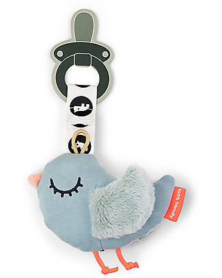 Done By Deer Reggiciuccio Cozy Keeper Birdee - Azzurro - Cotone Doudou