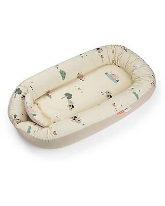 Done By Deer Riduttore Cozy Nest - Tiny Farm - Sabbia - 50 x 85 x 13 cm Riduttori Lettino