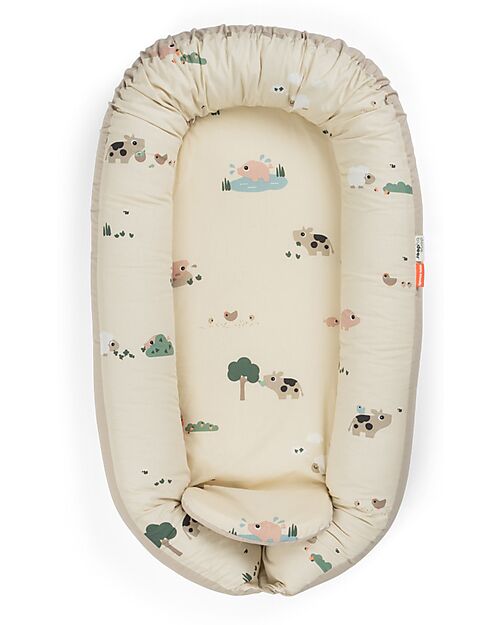 Done By Deer Riduttore Cozy Nest - Tiny Farm - Sabbia - 50 x 85 x 13 cm Riduttori Lettino