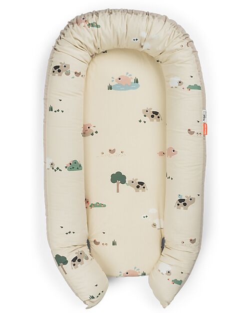 Done By Deer Riduttore Cozy Nest - Tiny Farm - Sabbia - 50 x 85 x 13 cm Riduttori Lettino