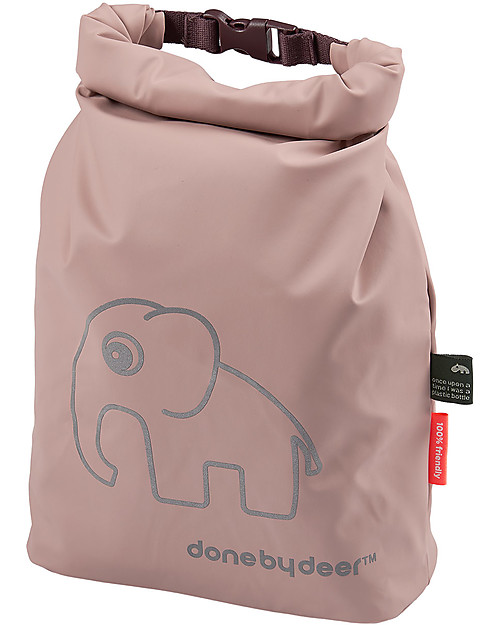 Done By Deer Sacca Portaoggetti Impermeabile Elphee, Rosa - Fatta con bottiglie di plastica riciclate! Zaini Scuola