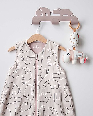 Done By Deer Sacco Nanna Estivo, 90 cm - TOG 1.0, Sleepy Friends, Cipria Sacchi Nanna Leggeri