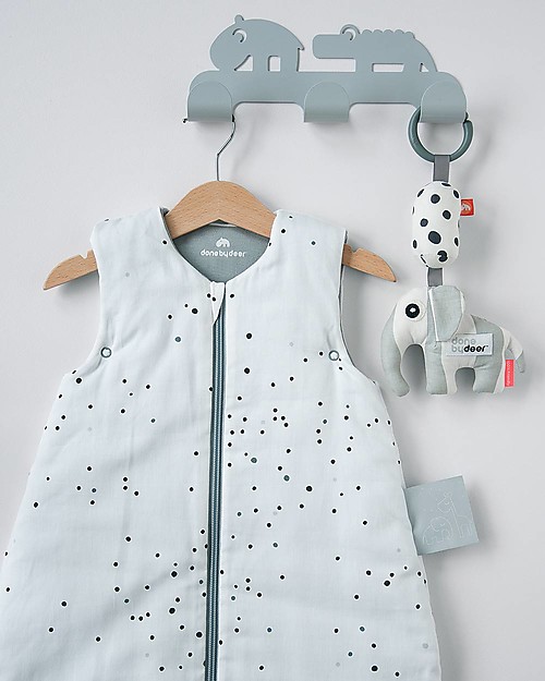 Done By Deer Sacco Nanna Invernale, 70 cm - TOG 2.5, Dreamy Dots, Bianco Sacchi Nanna