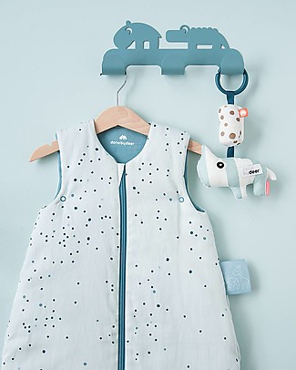 Done By Deer Sacco Nanna Invernale, 90 cm - TOG 2.5, Dreamy Dots, Celeste Sacchi Nanna Pesanti