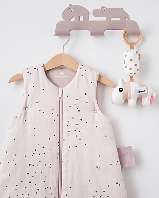 Done By Deer Sacco Nanna Invernale, 90 cm - TOG 2.5, Dreamy Dots, Cipria Sacchi Nanna Pesanti
