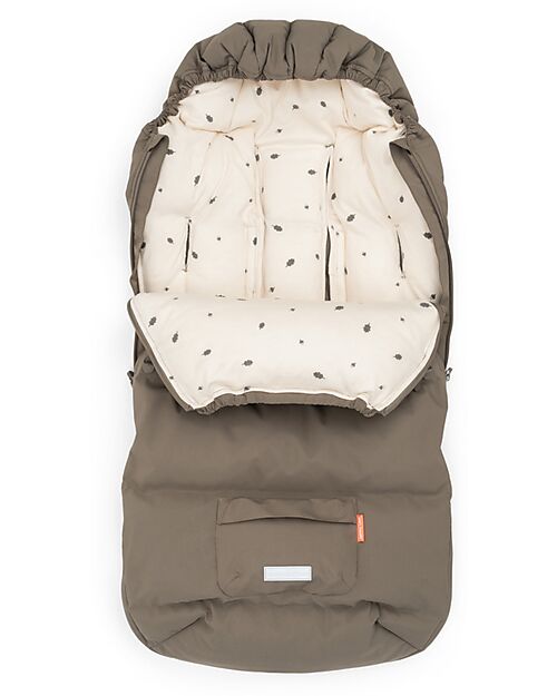 Done By Deer Sacco Passeggino Invernale - Tortora - 105 x 51 x 5 cm - 0/3 Anni Sacchi Passeggino