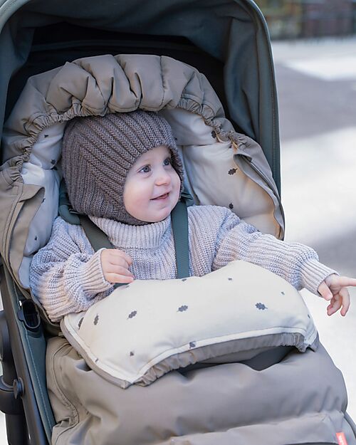 Done By Deer Sacco Passeggino Invernale - Tortora - 105 x 51 x 5 cm - 0/3 Anni Sacchi Passeggino
