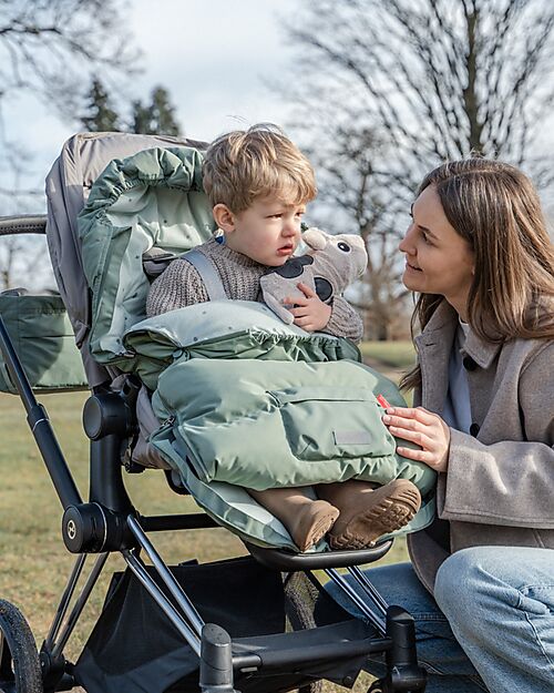 Done By Deer Sacco Passeggino Invernale - Verde - 105 x 51 x 5 cm - 0/3 Anni Sacchi Passeggino