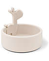 Done By Deer Set 2 Ciotole in Silicone Alimentare- Lalee - Sabbia/Verde Piatti e Scodelle